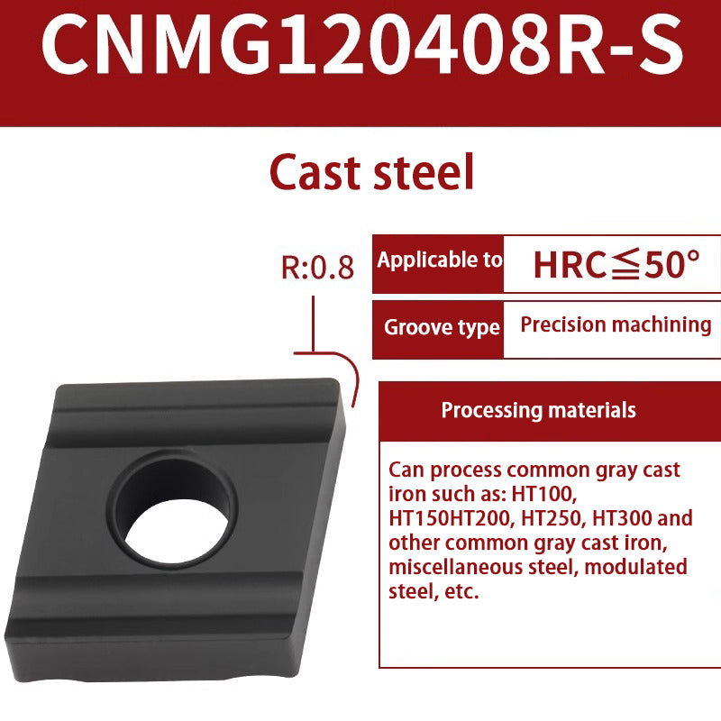 116-CNMG120404 turning blade 120408 steel stainless steel aluminum diamond outer circle alloy blade Shandong Denso Pricision Tools Co.,Ltd.